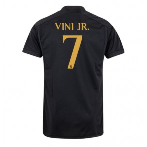 Lacne Muži Futbalové dres Real Madrid Vinicius Junior #7 2023-24 Krátky Rukáv - Tretina